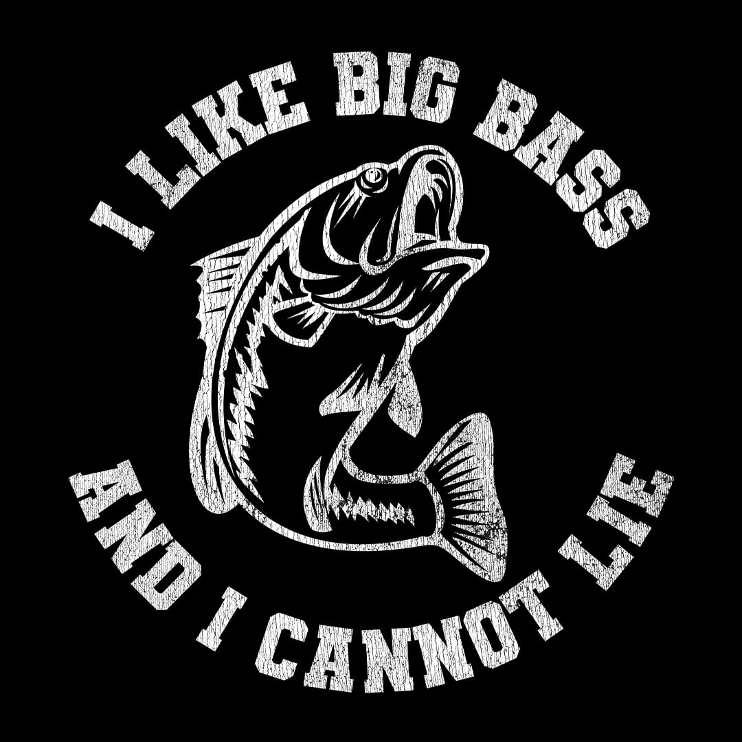 Humorous I Like Big Bass fishing t-shirt